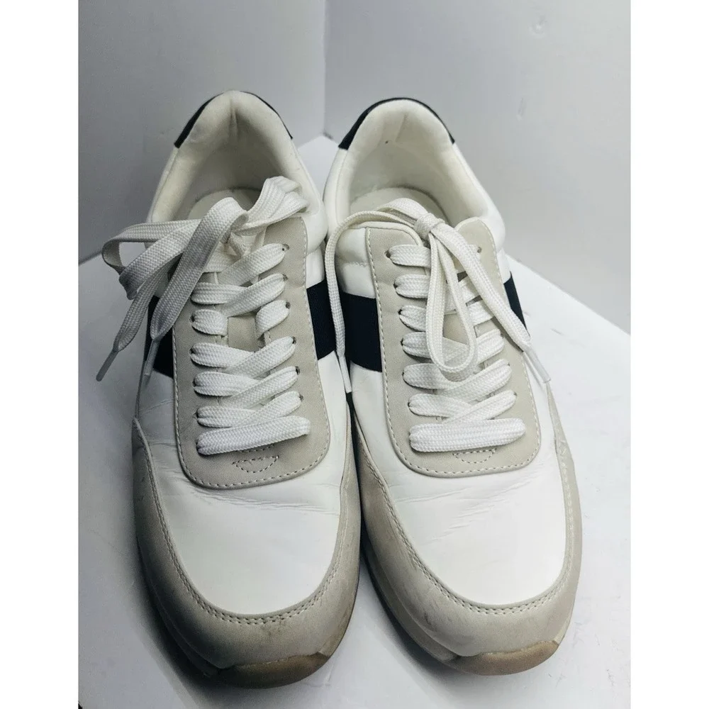 Dolce Vita Women's  White Black Beige Lace Sneakers Casual Shoes size 9